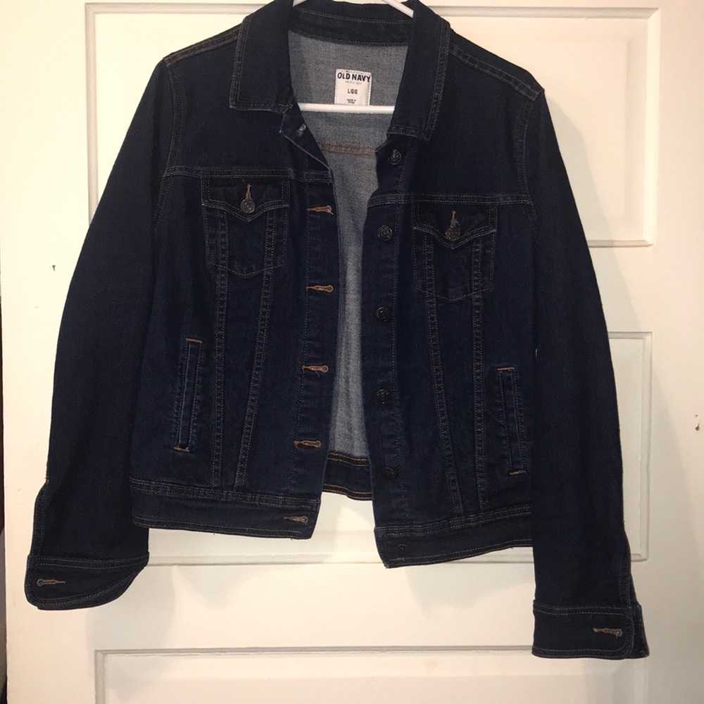 Dark wash jean jacket